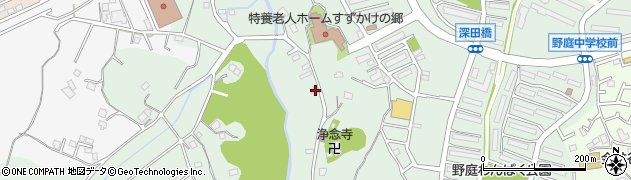 神奈川県横浜市港南区野庭町1701周辺の地図
