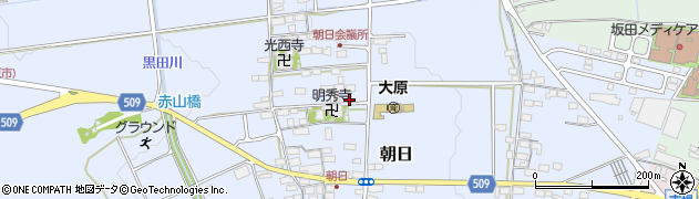 滋賀県米原市朝日604周辺の地図