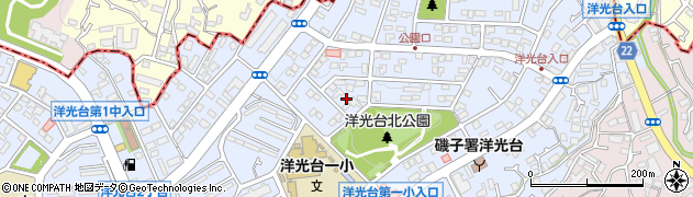 神奈川県横浜市磯子区洋光台1丁目8周辺の地図