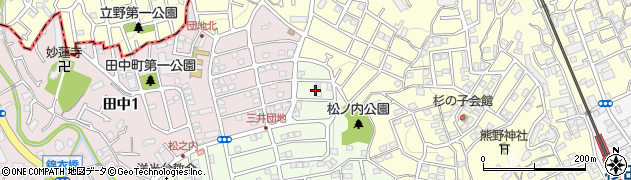 神奈川県横浜市磯子区栗木1丁目2周辺の地図