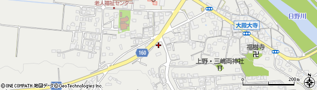 鳥取県西伯郡伯耆町大殿1052周辺の地図