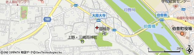 鳥取県西伯郡伯耆町大殿1161周辺の地図