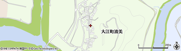 京都府福知山市大江町波美717周辺の地図