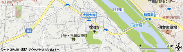鳥取県西伯郡伯耆町大殿1163周辺の地図