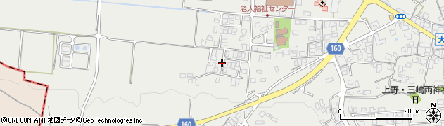 鳥取県西伯郡伯耆町大殿1572周辺の地図