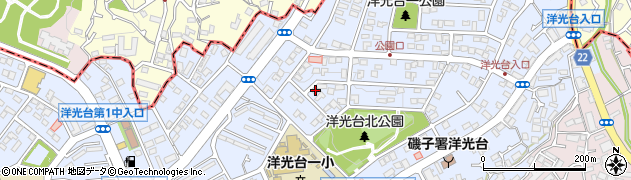 神奈川県横浜市磯子区洋光台1丁目8-14周辺の地図