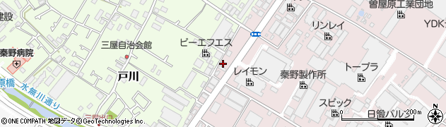 神奈川県秦野市曽屋90周辺の地図