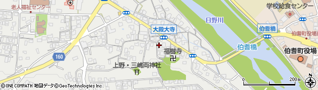 鳥取県西伯郡伯耆町大殿1160周辺の地図