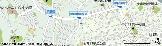 神奈川県横浜市港南区野庭町657周辺の地図