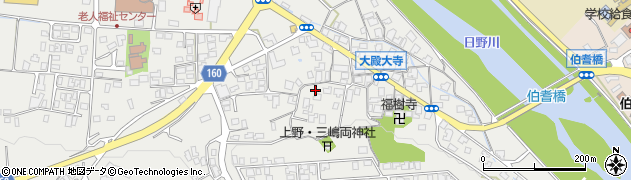 鳥取県西伯郡伯耆町大殿1473周辺の地図