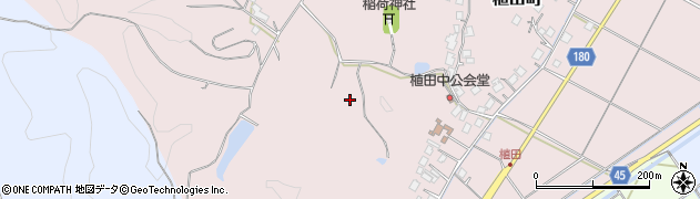 島根県安来市植田町周辺の地図