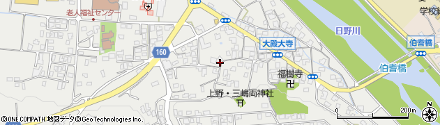 鳥取県西伯郡伯耆町大殿1065周辺の地図