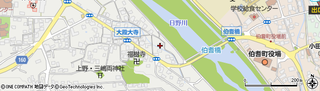 鳥取県西伯郡伯耆町大殿1187周辺の地図