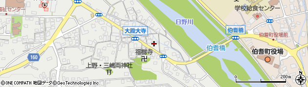 鳥取県西伯郡伯耆町大殿1148周辺の地図