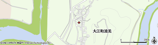京都府福知山市大江町波美721周辺の地図