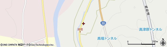 鳥取県鳥取市河原町高福91周辺の地図