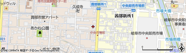 初寿司 茜部分店周辺の地図