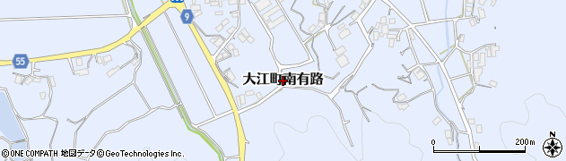 京都府福知山市大江町南有路周辺の地図