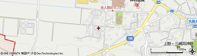 鳥取県西伯郡伯耆町大殿1568周辺の地図