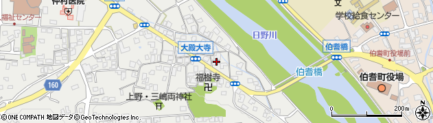 鳥取県西伯郡伯耆町大殿1151周辺の地図