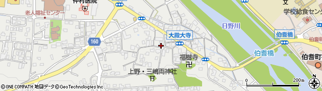 鳥取県西伯郡伯耆町大殿1121周辺の地図