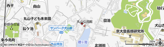 愛知県犬山市犬山中ノ宮周辺の地図