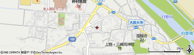 鳥取県西伯郡伯耆町大殿1061周辺の地図