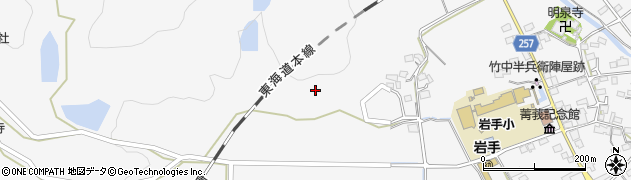 貞讃寺周辺の地図