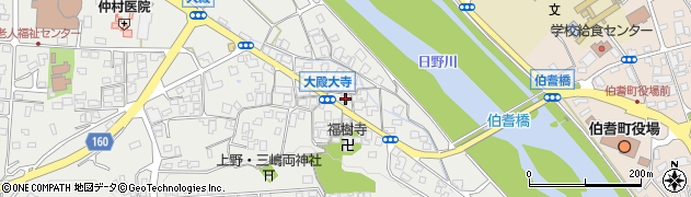 鳥取県西伯郡伯耆町大殿1155周辺の地図