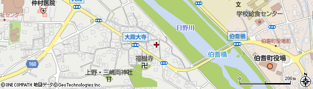 鳥取県西伯郡伯耆町大殿1144周辺の地図