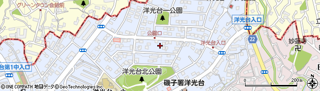 神奈川県横浜市磯子区洋光台1丁目10周辺の地図