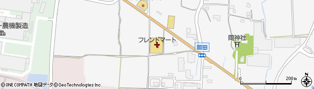 フレンドマート山東店周辺の地図