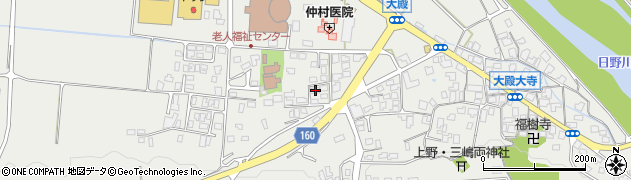 鳥取県西伯郡伯耆町大殿1056周辺の地図