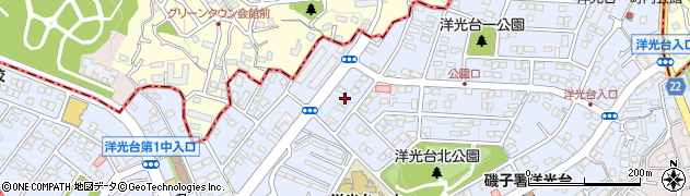 神奈川県横浜市磯子区洋光台1丁目6周辺の地図
