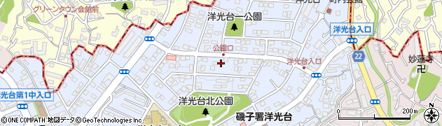 神奈川県横浜市磯子区洋光台1丁目10-35周辺の地図