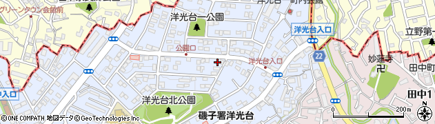 神奈川県横浜市磯子区洋光台1丁目10-44周辺の地図