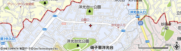 神奈川県横浜市磯子区洋光台1丁目10-38周辺の地図