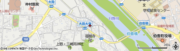 鳥取県西伯郡伯耆町大殿1141周辺の地図