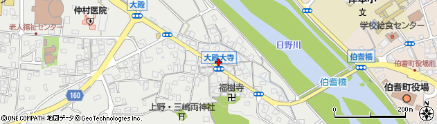鳥取県西伯郡伯耆町大殿1134周辺の地図