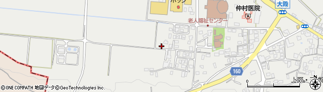 鳥取県西伯郡伯耆町大殿934周辺の地図