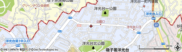神奈川県横浜市磯子区洋光台1丁目10-28周辺の地図