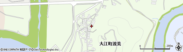 京都府福知山市大江町波美752周辺の地図