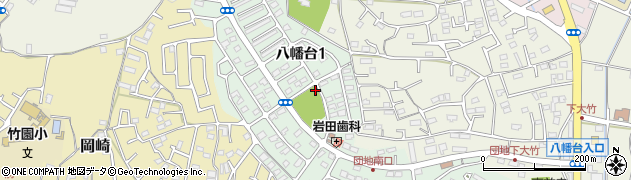 神奈川県伊勢原市八幡台周辺の地図