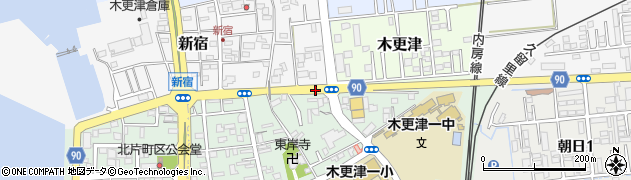 新宿町周辺の地図