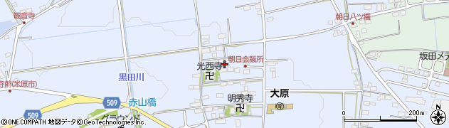 滋賀県米原市朝日632周辺の地図