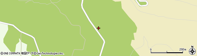鉢高原山水館周辺の地図