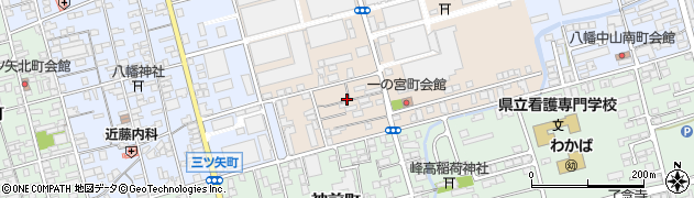 滋賀県長浜市一の宮町周辺の地図