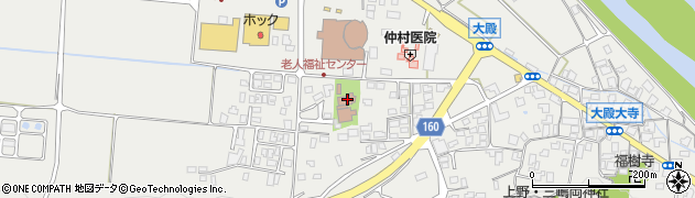 鳥取県西伯郡伯耆町大殿1030周辺の地図