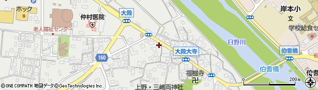 鳥取県西伯郡伯耆町大殿1116周辺の地図