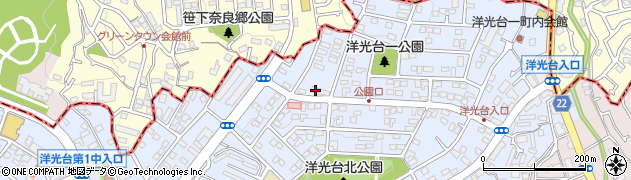 神奈川県横浜市磯子区洋光台1丁目28-17周辺の地図